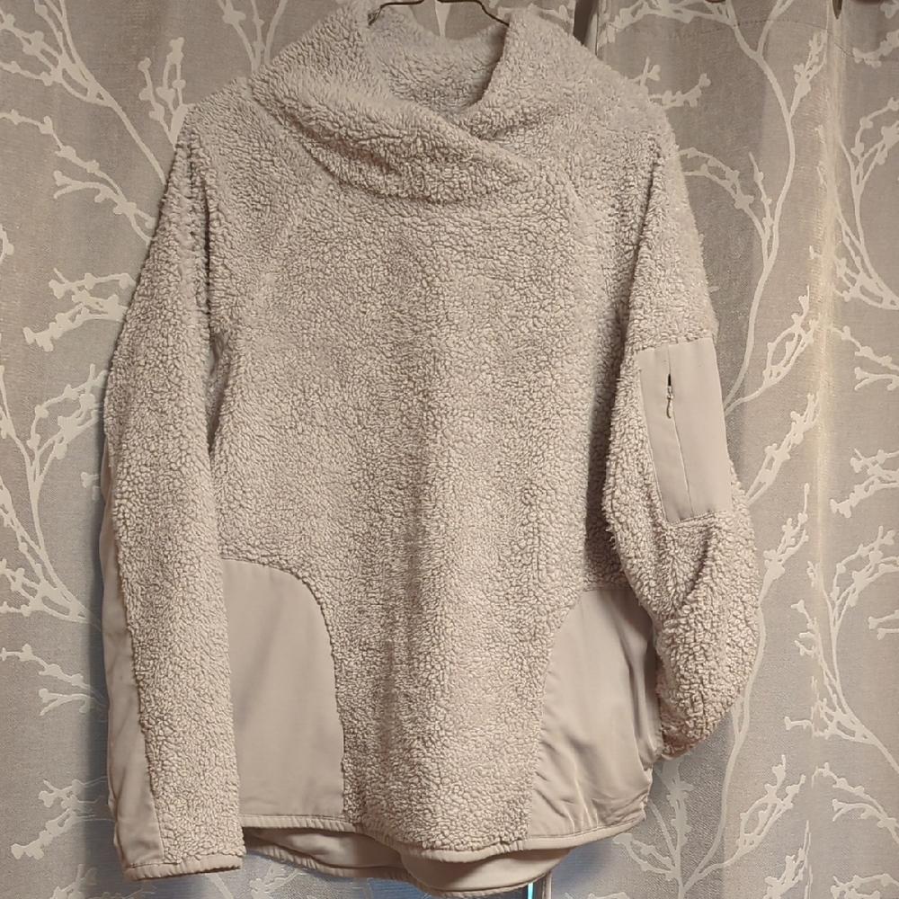 Athleta Women's Cowl Neck Sweater - Cream